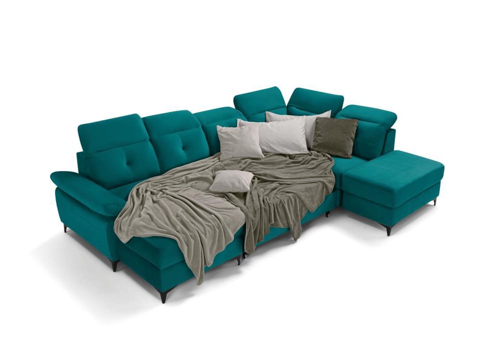 Chaise longue, due sedute, angolo e pouff - Foto 2