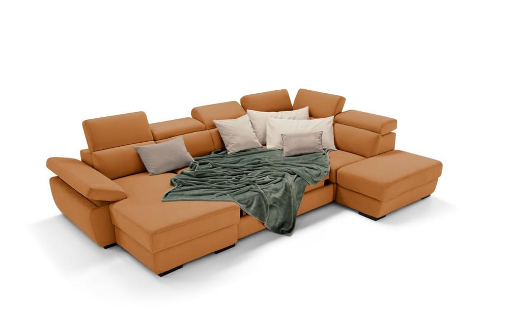 Chaise longue contenitore, 2 posti, angolo e pouff contenitore con bracciolo a contenitore - Foto 2