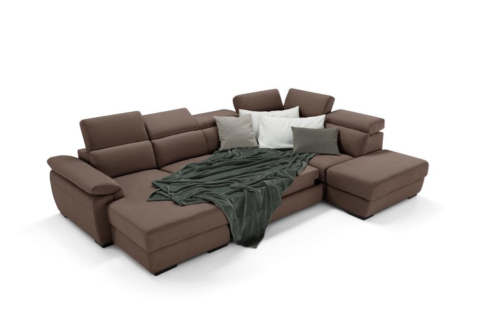 Chaise longue, 2 posti con angolo e pouf contenitore - Foto 2