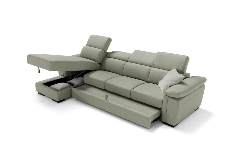3 posti con chaise longue a contenitore - Foto 1