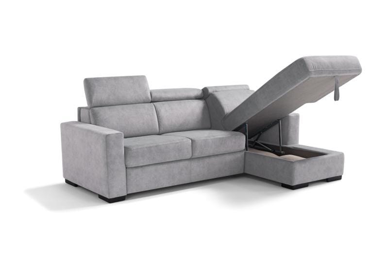 Chaise longue 2 posti maxi letto con contenitore materasso h. 17cm - Foto 2