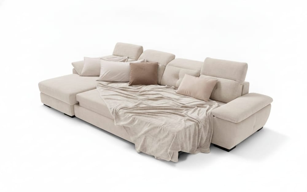 3 posti con chaise longue contenitore - Foto 2