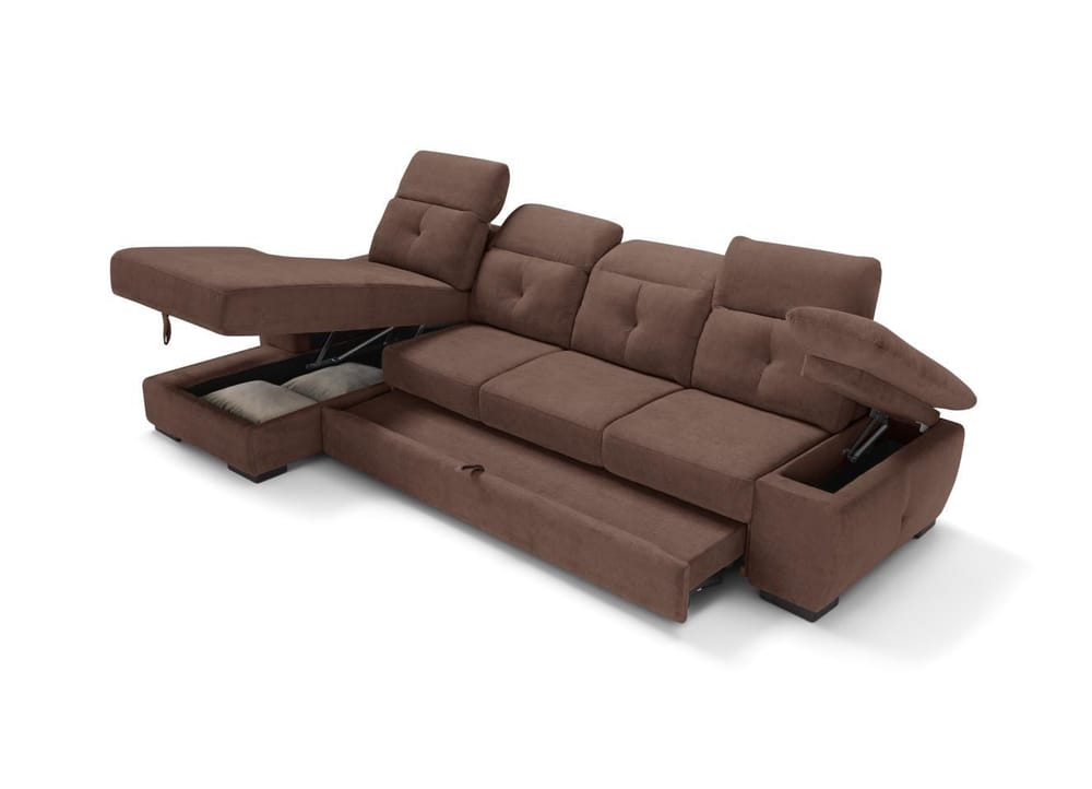 3 posti con chaise longue contenitore - Foto 3
